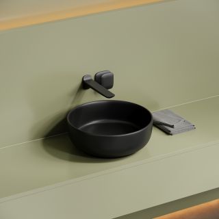 Раковина Ceramicanova Тайкан (Taycan) CN12003MB 37 см чёрный матовый