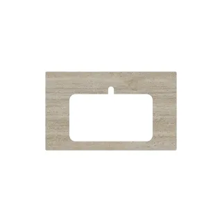 Столешница для полувстраиваемых раковин Kerama Marazzi Про Травертин KM6012G0751RP80Ir2 80 см бежевый матовый