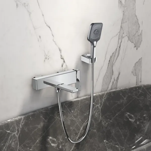 Смеситель для ванны Rose R1002H чёрный матовый Смеситель для ванны Rose R1002H чёрный матовый