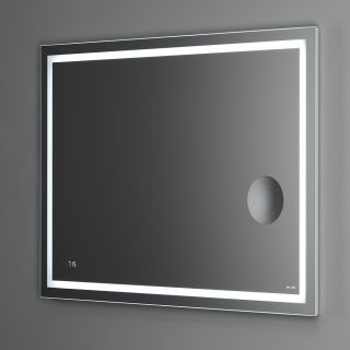 Зеркало Am.Pm Gem M91AMOX1003WG с LED-подсветкой и часами  100 см