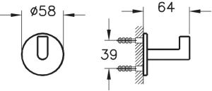 Крючок  Vitra Origin A4488436