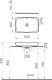 Раковина Vitra Metropole 5668B003-0012  60cm-цвет белый