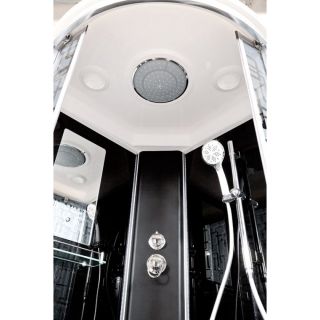 Душевая кабина Deto BМ4590 N LED с гм. BLACK 90х90х208см Душевая кабина Deto BМ4590 N LED с гм. BLACK 90х90х208см