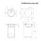 Кухонная мойка Ulgran Quartz Nora 485-05 бетон