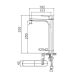 Смеситель для раковины Wonzon & Woghand Arnie WW-691104-MB чёрный матовый