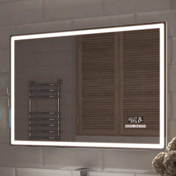 Зеркало с подсветкой Vigo Geometry Media voice 050 100 см