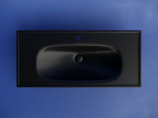 Раковина Ceramicanova Сабо (Sabo) CN13003MB 100 см чёрный матовый