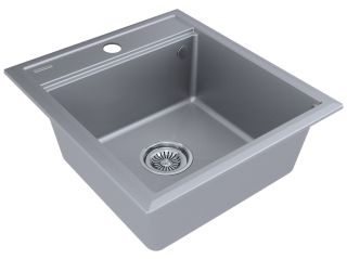 Мойка кухонная Paulmark Stepia PM114651-GRM серый металлик Мойка кухонная Paulmark Stepia PM114651-GRM серый металлик