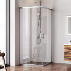 Душевой уголок AM.PM Gem W90G-403-9090MT  90х90 см профиль хром