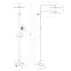 Душевая стойка Lemark Unit LM4562C хром