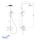 Душевая стойка Ceruttispa ОВИДИО RSMB (OVIDIO RSMB) CT12078 чёрный матовый