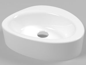Раковина Whitecross Moonstone B 0728.040035.100 40см белый глянец