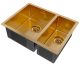Мойка кухонная Paulmark Gerberg PM225944-BGL левая брашированное золото Мойка кухонная Paulmark Gerberg PM225944-BGL левая брашированное золото