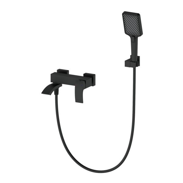 Смеситель для ванны с душем Wonzon & Woghand Fit WW-88639009-MB чёрный матовый