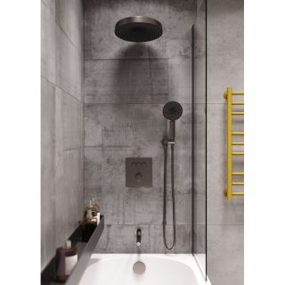 Душевая система встраиваемая с термостатом Bronze de Luxe OMG! 1011GM, графит Душевая система встраиваемая с термостатом Bronze de Luxe OMG! 1011GM, графит