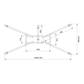 Каркас для ванны VitrA Universal (Универсал) 59999991002 170 x 75/180 x 80 универсальный