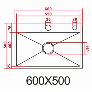 Кухонная мойка Azario Nicole AZS6050H 60 см серебро соты