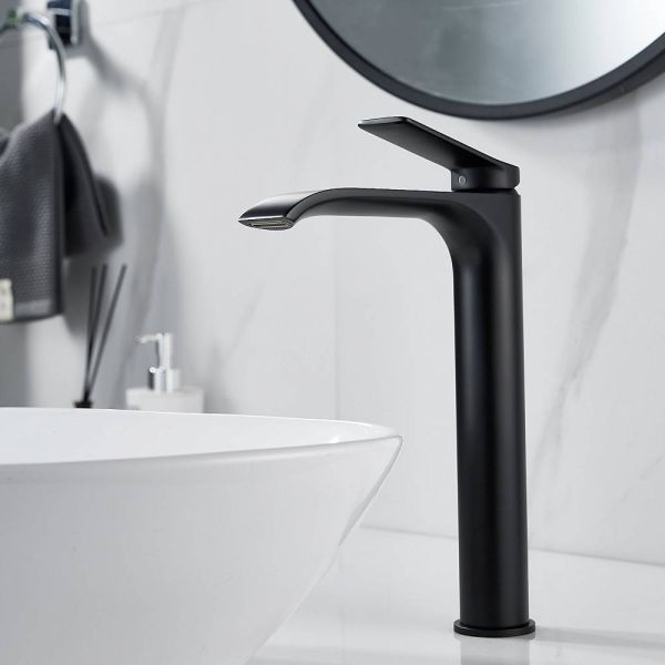 Смеситель для раковины Shevanik S4111H чёрный