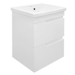 Тумба с раковиной Azario Kantri CS00097246 50 см белый глянец