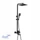 Душевая стойка Ceruttispa Rufino MB CT12110 чёрный матовый