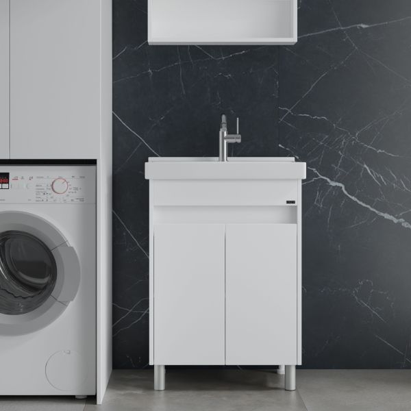 Напольная тумба под раковину Санта Мира 700472 60 см белый