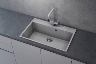 Кухонная мойка Ulgran Quartz Forte 760-08 космос Кухонная мойка Ulgran Quartz Forte 760-08 космос