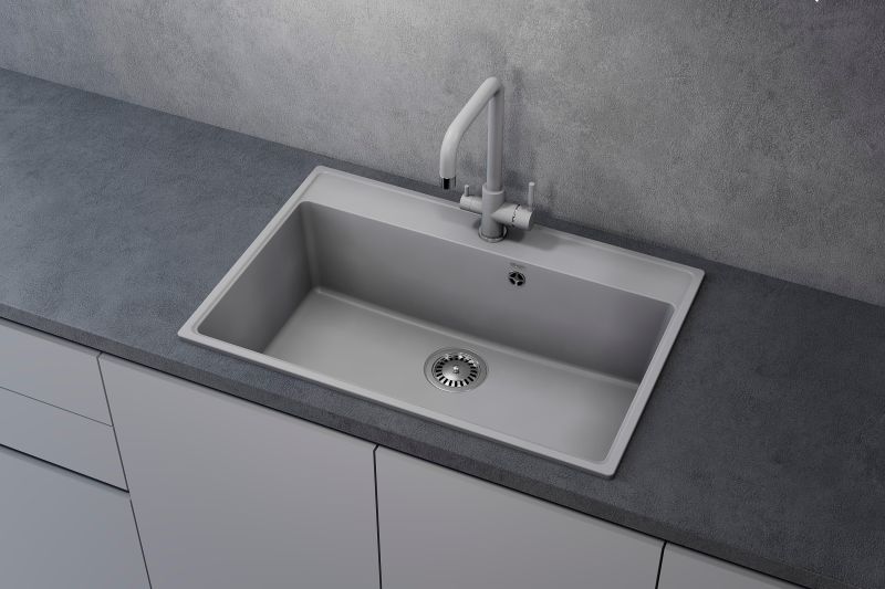 Кухонная мойка Ulgran Quartz Forte 760-02 лён