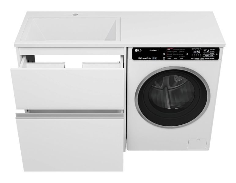 Напольная тумба под раковину Misty Ингрид УТ000026852 68.6 см белый