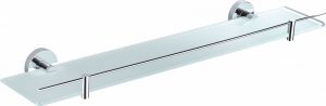 Стеклянная полка для ванной Wonzon & Woghand Easy WW-8127 хром