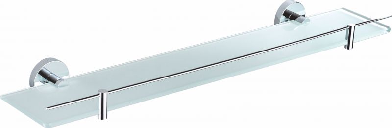 Стеклянная полка для ванной Wonzon & Woghand Easy WW-8127 хром