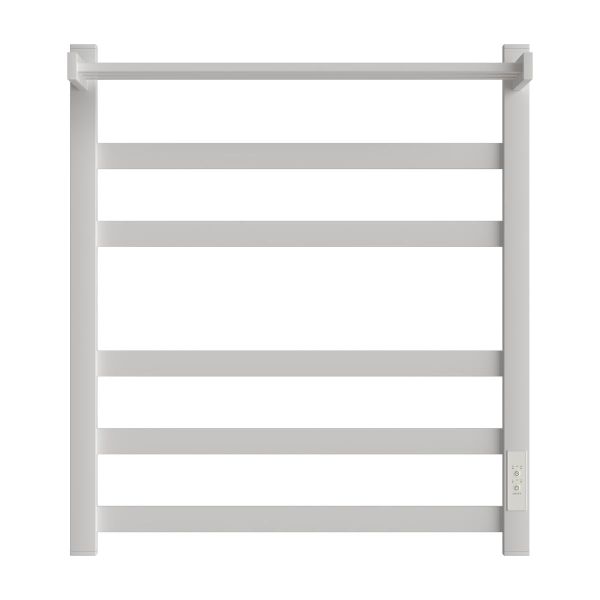 Полотенцесушитель электрический Point Меркурий PN83856PW П5 500x600 с полкой  белый