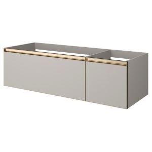 Тумба под раковину Armadi Art Quatro 790-M2-140-CM-MG 140 см кашемир/золото матовое