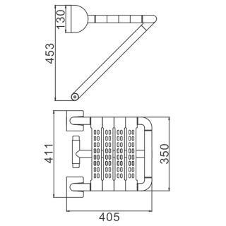 Сиденье для ванны  Frap F8132 белый