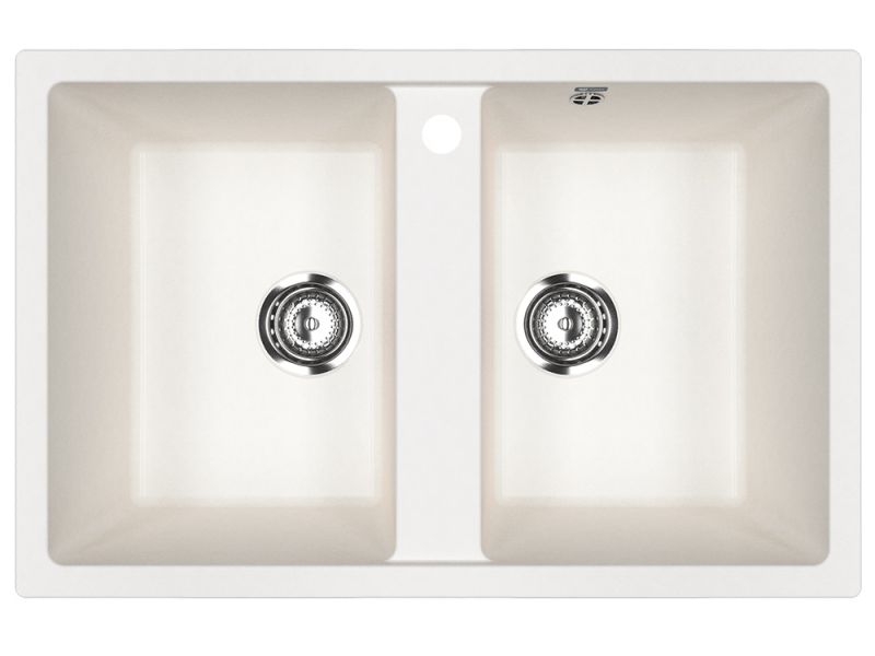 Кухонная мойка Ulgran Classic U-608-341 ультра-белый Кухонная мойка Ulgran Classic U-608-341 ультра-белый