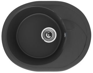 Кухонная мойка Ulgran Classic U-403-344 ультра-чёрный Кухонная мойка Ulgran Classic U-403-344 ультра-чёрный