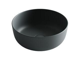 Раковина Ceramicanova Элемент (Element) CN6073MDH 35 см тёмный антрацит матовый