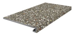 Ступень Kerama Marazzi KM6060G0051RGCF клееная фронтальная Бричиола коричневый матовый обрезной 33x60x0,9