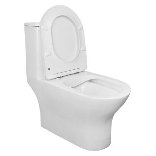 Унитаз-моноблок Azario Terni AZ-8618 безободковый белый