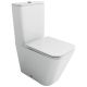 Напольный унитаз Ceramicanova Кубик (Cubic) CN1803T торнадо с бачком сиденье микролифт белый