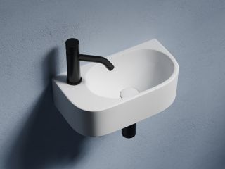 Раковина подвесная Ceramicanova Элемент (Element) CN6066R 40 см белый