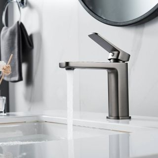 Смеситель для раковины Shevanik S9901T оружейная сталь Смеситель для раковины Shevanik S9901T оружейная сталь