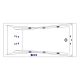 Гидромассажная ванна WHITECROSS Palace 0104.170075.100.SMART.WH 170x75 см Smart белый