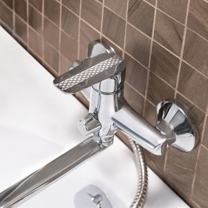 Смеситель для ванны с душем РМС SL131-006E хром