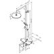 Душевая стойка Damixa Jupiter 977760300 черный