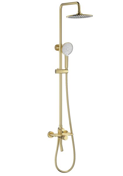 Душевая стойка Wonzon & Woghand Click WW-N3S962-BG брашированное золото