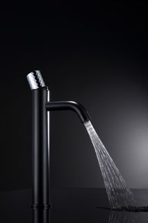 Смеситель для накладной раковины Boheme Stick Black diamond чёрный/хром 122-BCR Смеситель для накладной раковины Boheme Stick Black diamond чёрный/хром 122-BCR