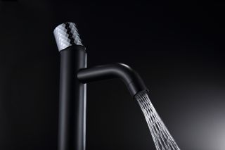 Смеситель для накладной раковины Boheme Stick Black diamond чёрный/хром 122-BCR Смеситель для накладной раковины Boheme Stick Black diamond чёрный/хром 122-BCR