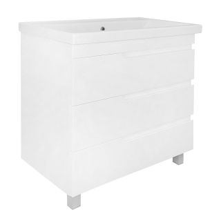 Тумба с раковиной Azario Kantri CS00097257 80 см белый глянец