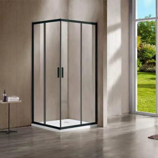 Душевая дверь Vincea VHC-1G100CLB 100 см профиль черный стекло прозрачное