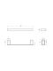 Полотенцедержатель Cezares Вектор (Stylus) STYLUS-TH-30-01 хром